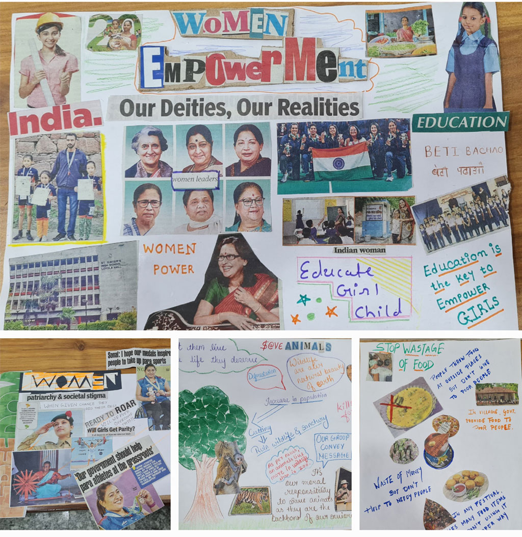 Collage Making Competition Som Lalit Institute Of Business Management