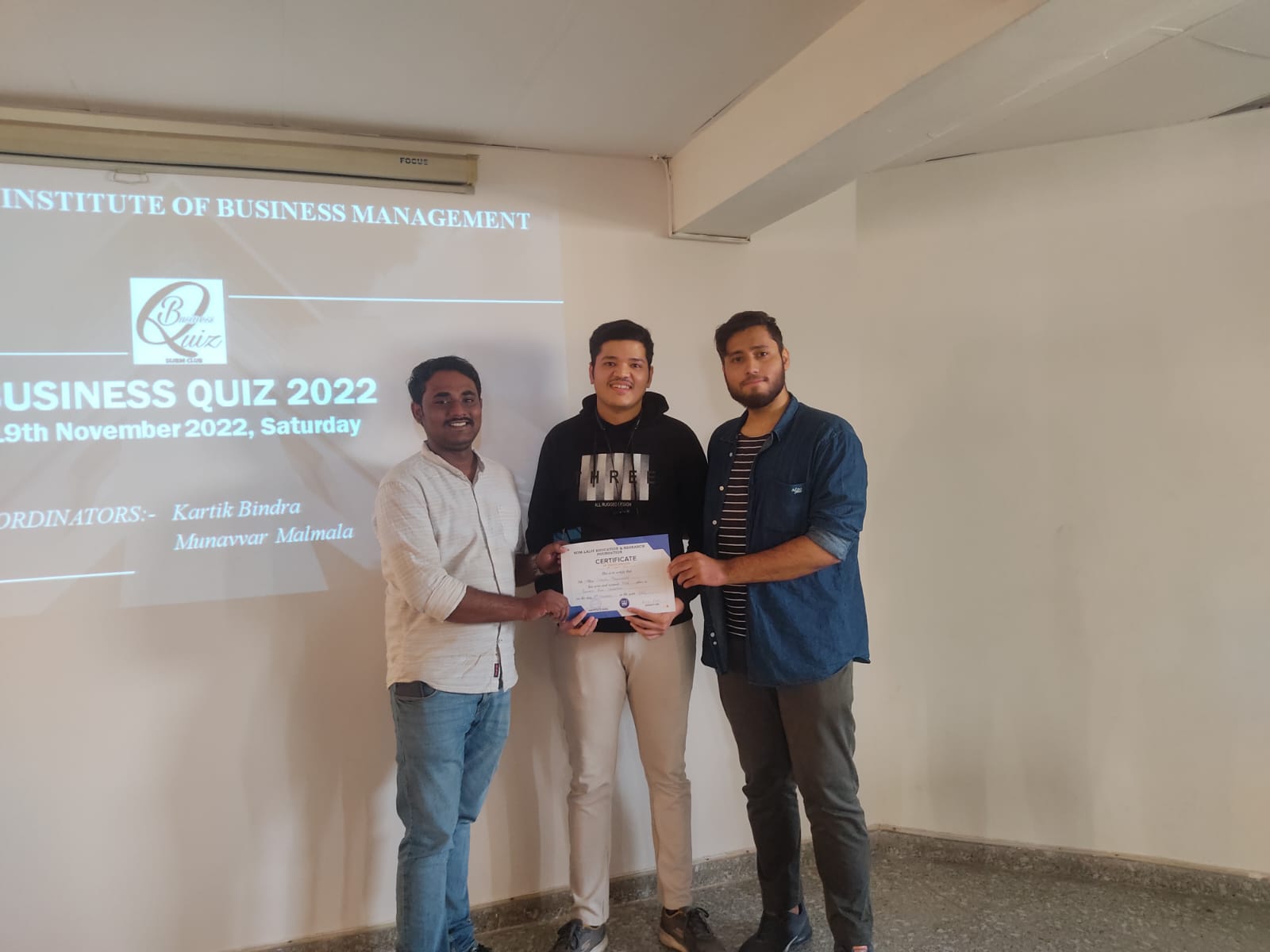 Business Quiz Competition Som Lalit Institute Of Business