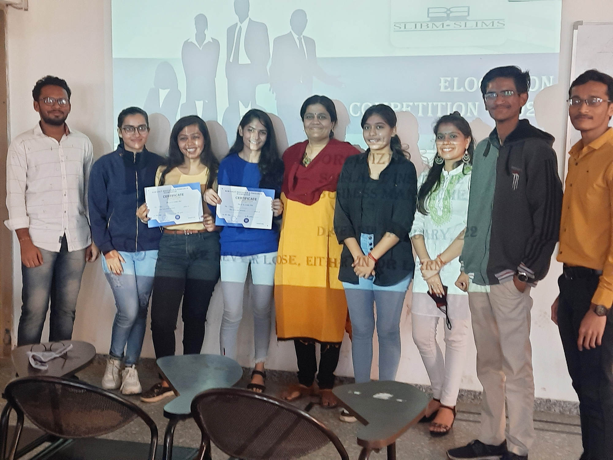 Elocution Competition - Som Lalit Institute of Business Management