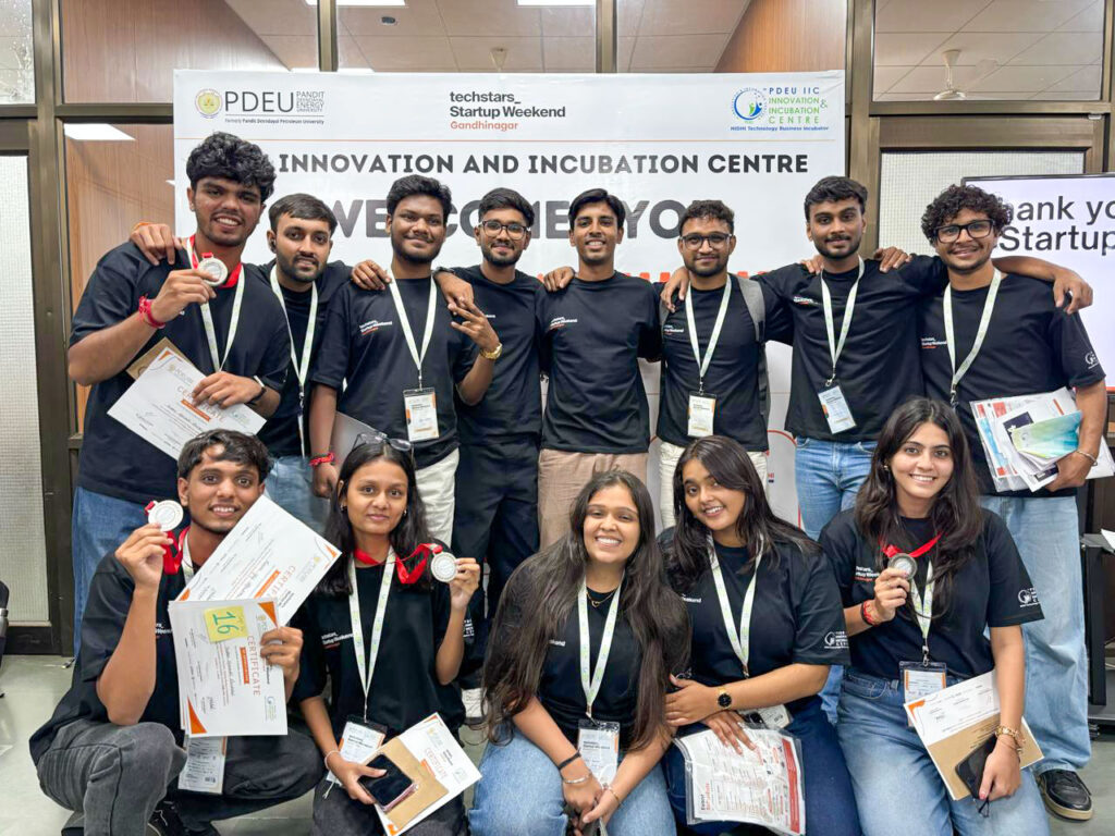 SLIMS Students Shine at Techstars Startup Weekend Gandhinagar 2026